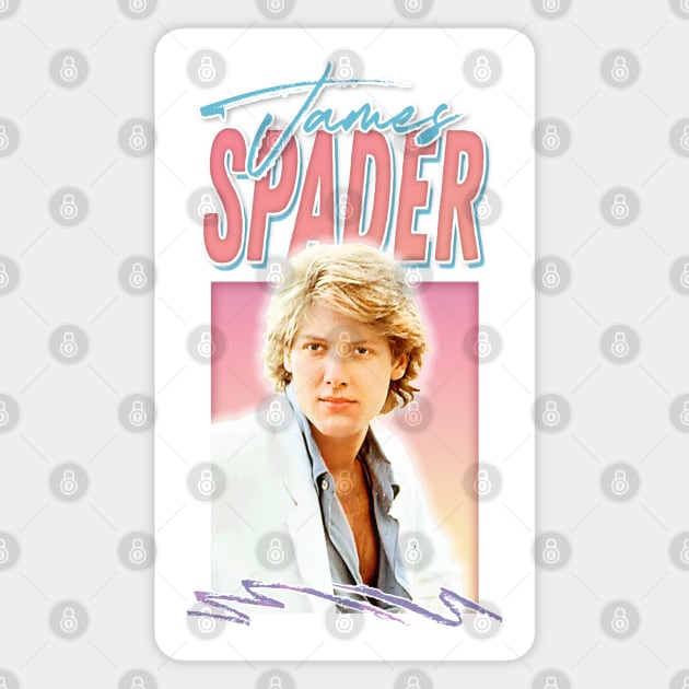 James Spader - Retro Aesthetic Style Fan Art Design Magnet by DankFutura